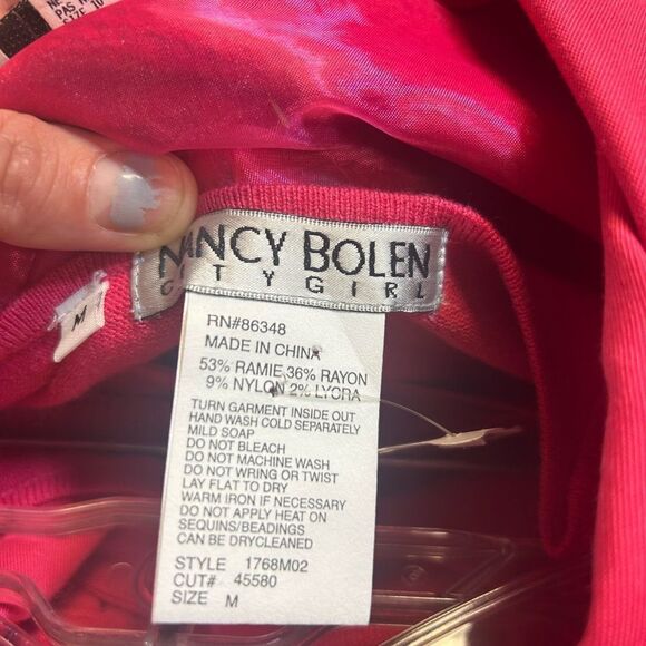 Nancy Bolen ladies 10 pink tank top with jacket and pink pants are a size 10 - Picture 5 of 11